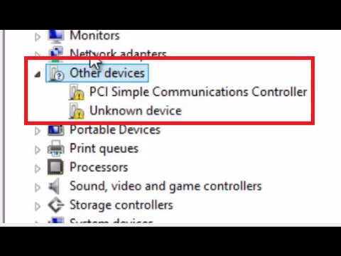pci simple communication drivers